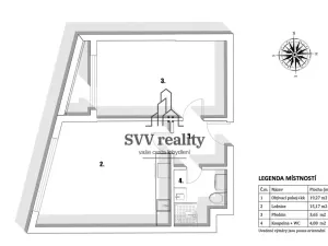 Prodej bytu 2+kk, Praha - Hlubočepy, Trnkovo náměstí, 43 m2
