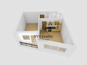Prodej bytu 2+kk, Praha - Hlubočepy, Trnkovo náměstí, 43 m2