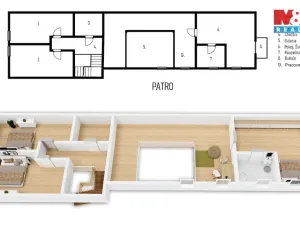 Prodej rodinného domu, Struhařov - Bořeňovice, 343 m2