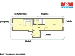 Pronájem bytu 1+1, Františkovy Lázně, Kollárova, 48 m2