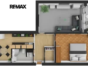 Prodej bytu 2+1, Děčín, Kamenická, 59 m2