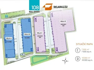 Pronájem skladu, Vejprnice, Tyršova, 16000 m2