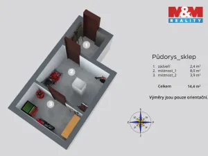 Prodej chaty, Jirkov, Telčské údolí, 25 m2