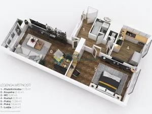 Pronájem bytu 2+1, Praha - Libeň, Kovářská, 60 m2