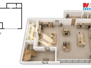 Pronájem obchodního prostoru, Praha - Smíchov, Staropramenná, 48 m2