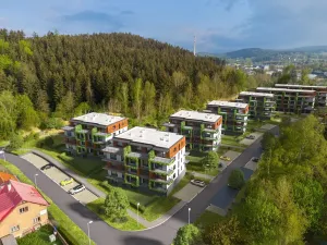 Pronájem bytu 1+kk, Jablonec nad Nisou, Jezdecká, 42 m2
