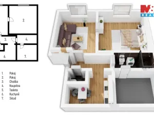 Pronájem bytu 2+1, Náchod, Prokopa Velikého, 65 m2