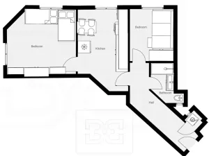 Pronájem bytu 2+1, Praha - Vršovice, Žitomírská, 55 m2