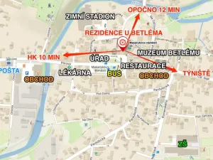 Pronájem bytu 1+kk, Třebechovice pod Orebem, Masarykovo náměstí, 41 m2