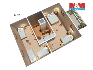 Prodej chaty, Střížovice, 65 m2