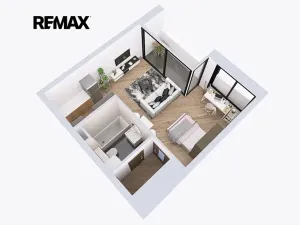 Pronájem bytu 1+kk, Kolín, 5. května, 42 m2