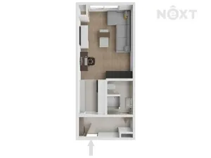 Prodej bytu 1+kk, Veselí nad Moravou, Chaloupky, 29 m2