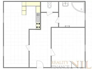 Pronájem bytu 2+kk, Tlučná, Na Čampuli, 48 m2