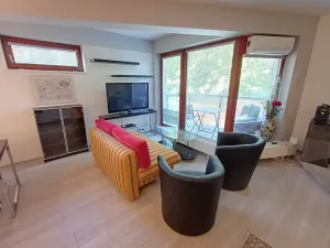 Pronájem bytu 1+kk, Praha - Podolí, Brabcova, 44 m2