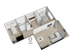 Pronájem bytu 3+1, Brno, Vrbenského, 64 m2