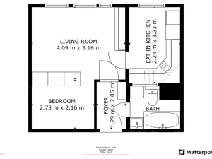 Pronájem bytu 1+1, Praha - Hlubočepy, Pražského, 32 m2