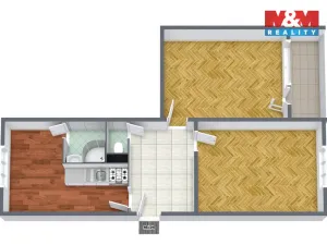 Prodej bytu 2+1, Karlovy Vary - Drahovice, Východní, 58 m2