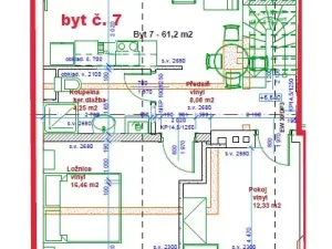 Pronájem bytu 3+kk, Mariánské Lázně - Úšovice, Palackého, 61 m2