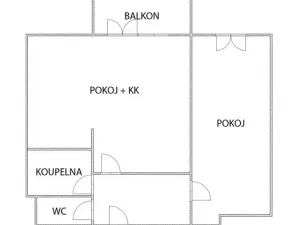Prodej bytu 2+kk, Praha - Smíchov, Holečkova, 35 m2