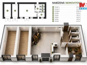 Prodej rodinného domu, Karlštejn, 70 m2