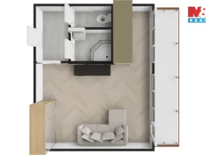 Prodej bytu 1+1, Kladno - Kročehlavy, Děčínská, 25 m2