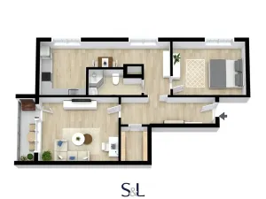 Pronájem bytu 2+1, Ústí nad Labem, Sibiřská, 59 m2