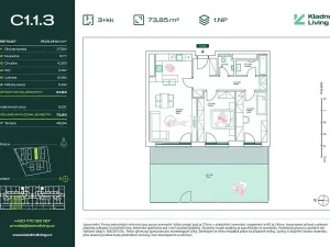 Prodej bytu 3+kk, Kladno, Pražská, 68 m2