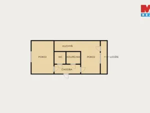 Prodej bytu 2+kk, Orlová - Lutyně, Osvobození, 51 m2