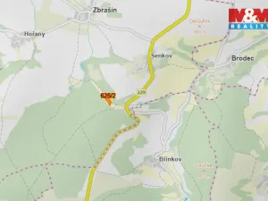 Prodej pole, Zbrašín, 7613 m2