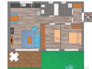 Pronájem bytu 3+kk, Králův Dvůr, Tři Vršky, 67 m2