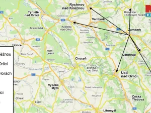Pronájem rodinného domu, Žamberk, Jiráskovo náměstí, 90 m2