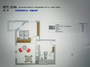 Pronájem bytu 2+kk, Liberec - Liberec XXX-Vratislavice nad Nisou, Seniorů, 54 m2