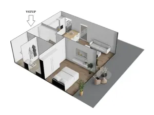 Pronájem bytu 2+kk, Brno, Kollárova, 85 m2