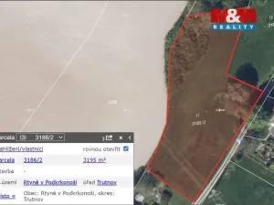 Prodej pozemku pro bydlení, Rtyně v Podkrkonoší, 3195 m2