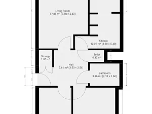 Prodej bytu 3+1, Praha, Hartigova, 64 m2