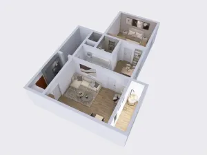 Prodej bytu 2+1, Kamenná, 56 m2