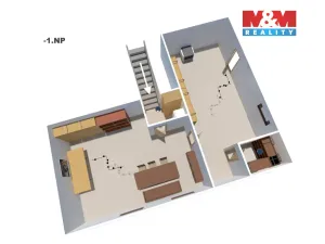 Prodej bytu 5+1, Chlumec nad Cidlinou - Kladruby, 139 m2