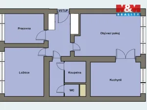Pronájem bytu 3+1, Praha - Střížkov, Českolipská, 55 m2