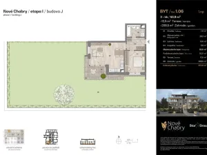 Prodej bytu 2+kk, Praha - Dolní Chabry, Bolebořská, 53 m2