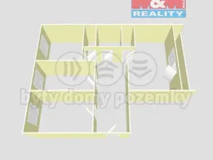 Prodej bytu 3+1, Orlová - Lutyně, Masarykova třída, 75 m2