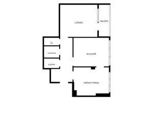 Pronájem bytu 2+1, Jince, 59 m2