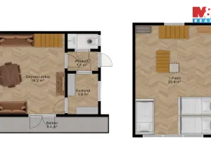 Prodej chaty, Blažejov - Malý Ratmírov, 46 m2