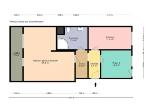 Prodej bytu 3+kk, Praha - Prosek, Jablonecká, 74 m2