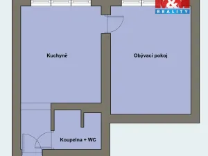 Prodej bytu 1+1, Klášterec nad Ohří - Miřetice u Klášterce nad Ohří, Dukelská, 39 m2