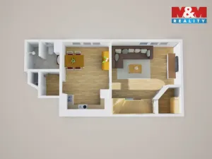 Prodej bytu 3+1, Teplice - Trnovany, Fügnerova, 76 m2