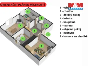 Prodej bytu 3+1, Ledeč nad Sázavou, Družstevní, 67 m2