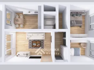 Prodej bytu 3+1, Praha - Prosek, Bílinská, 54 m2