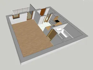 Pronájem bytu 1+kk, Brno, Křížkovského, 32 m2