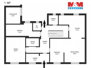 Prodej rodinného domu, Brno - Líšeň, Fučíkova, 165 m2