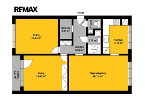 Pronájem bytu 3+kk, Kolín, V Břízách, 69 m2